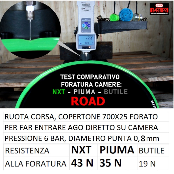 Camera d’aria Barbieri NXT PIUMA Ultraleggera in TPU - immagine 2
