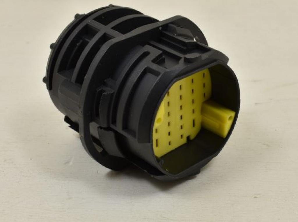 KIT CONNETTORE CIRCOLARE SICMA 30(1.5)+4(2.5) VIE P.M. PER PORTIERE GRUPPO FIAT - immagine 3