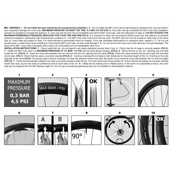 Camera d’aria Barbieri NXT Race Tube in TPU - immagine 9