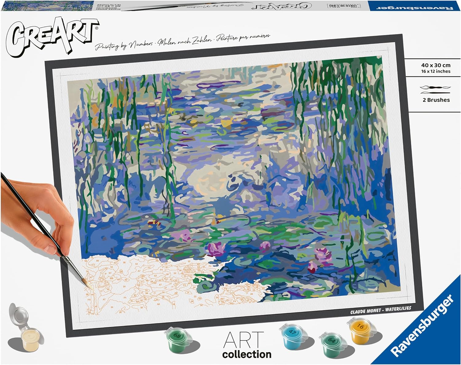 PROMO Creart: quadri Klimt e Monet da dipingere – Ravensburger - immagine 2